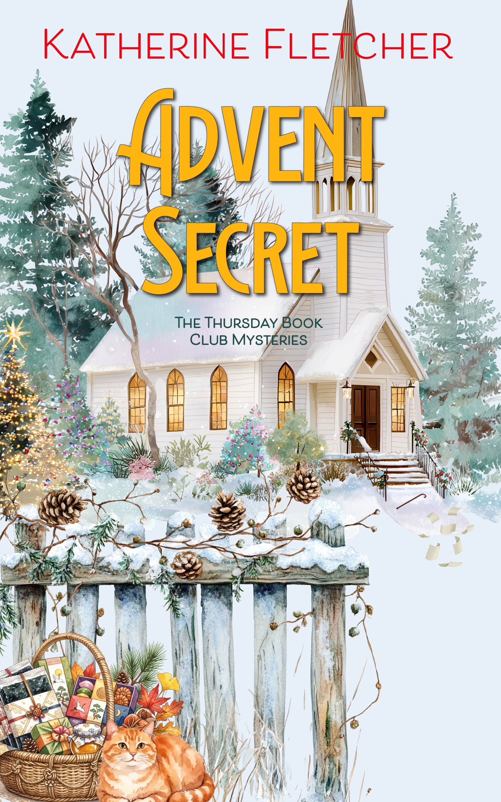 Advent Secret cover, Book Two of the Thursday Book Club Mysteries